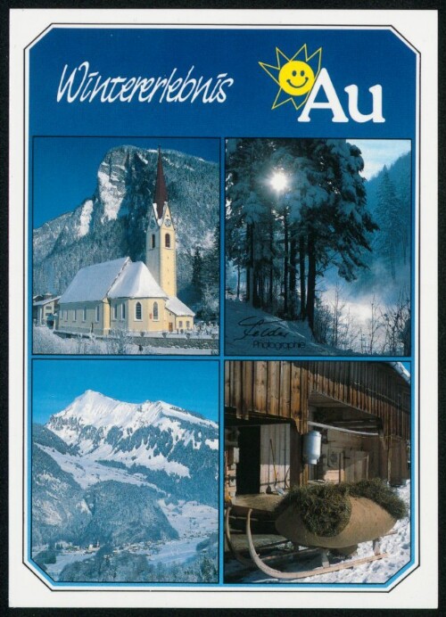 Wintererlebnis Au : [Au im Bregenzerwald Österreich Tel. Auskunft: Verkehrsamt Au Tel.: 0 55 15 / 22 88 ...]