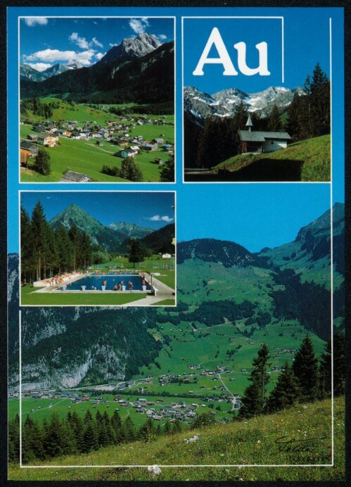 Au : [Au, im Bregenzerwald Österreich Info: Verkehrsamt A-6883 Au Tel.: 0043 (0) 5515 / 2288 ...]