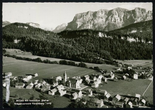 Bezau mit Kanisfluh 2047 m Bregenzerwald Vorarlberg