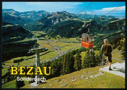 Bezau : Sonderdach : [Blick von der Baumgartenhöhe, 1630 m auf Bezau i. Bregenzerwald Vorarlberg - Austria ...]