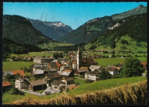 [Bezau] : [Bezau (6870) Bregenzerwald mit Hangspitze, 1746 m ...]