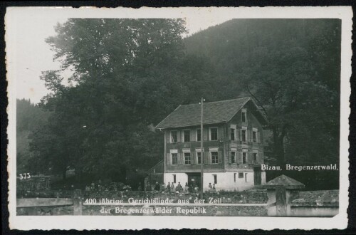 Bizau, Bregenzerwald 400 jährige Gerichtslinde aus der Zeit der Bregenzerwälder Republik