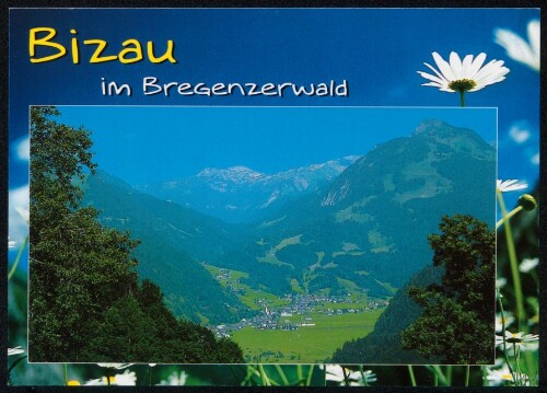 Bizau im Bregenzerwald : [Bizau im Bregenzerwald gegen Hangspitze, Vorarlberg, Österreich ...]