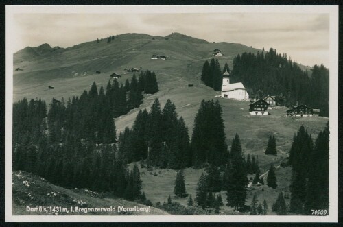 Damüls, 1431 m, i. Bregenzerwald (Vorarlberg)