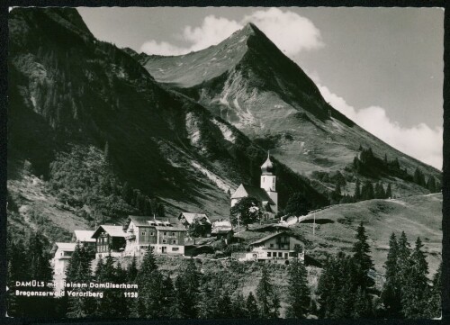 Damüls mit kleinem Damülserhorn Bregenzerwald Vorarlberg