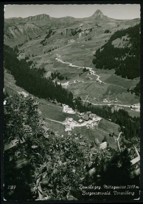 Damüls geg. Mittagspitze 2097 m Bregenzerwald, Vorarlberg