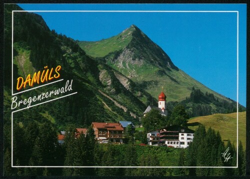 Damüls Bregenzerwald : [Damüls, 1431 m, Bregenzerwald mit Kl. Damülser Horn, 1929 m Vorarlberg, Österreich ...]