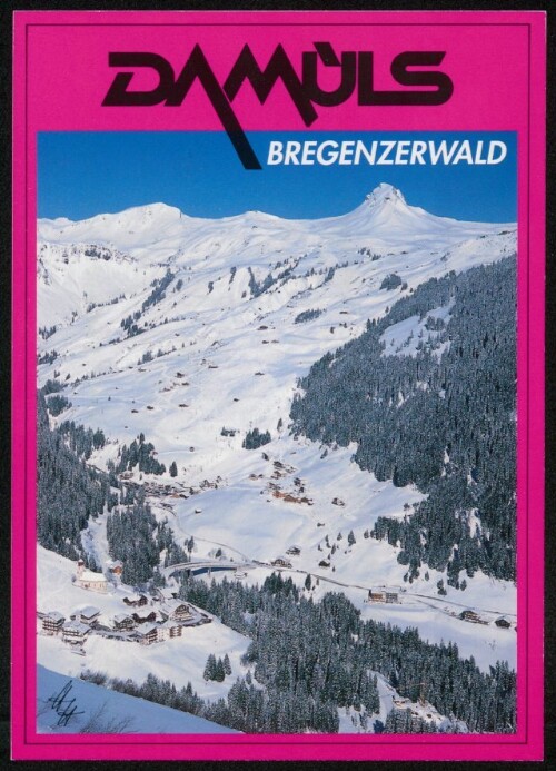 Damüls Bregenzerwald : [Damüls im Bregenzerwald, 1431 m gegen Hoher Blanken und Mittagsspitze, 2095 m Vorarlberg, Österreich ...]