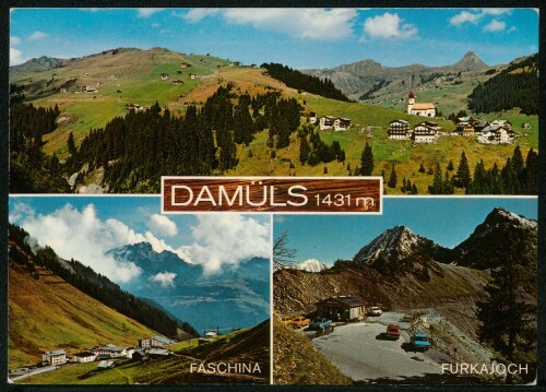 Damüls 1431 m : Faschina : Furkajoch : [Damüls, 1431 m, Bregenzerwald Faschinajoch, 1486 m, Großwalsertal Furkajoch, 1760 m, Laternsertal Vorarlberg, Österreich ...]