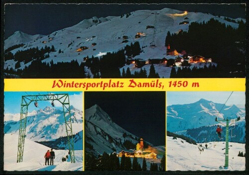 Wintersportplatz Damüls, 1450 m : [Wintersportplatz Damüls (1450 m) ...]