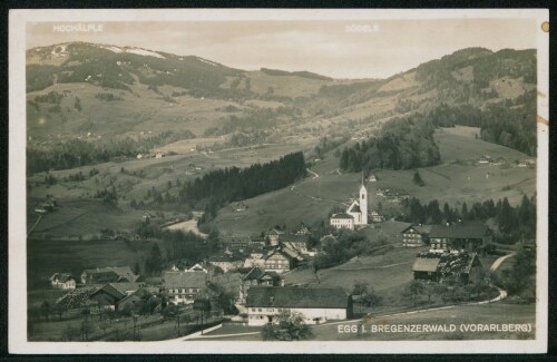Egg i. Bregenzerwald (Vorarlberg) : Hochälpele : Bödele