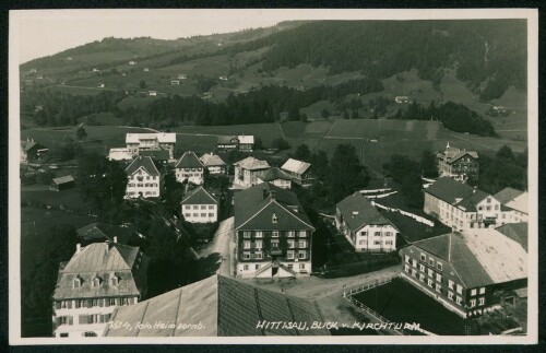 Hittisau, Blick v. Kirchturm