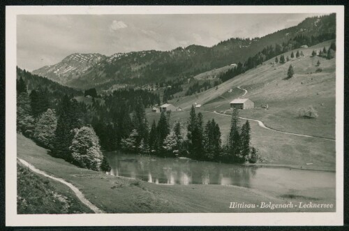 Hittisau - Bolgenach - Lecknersee