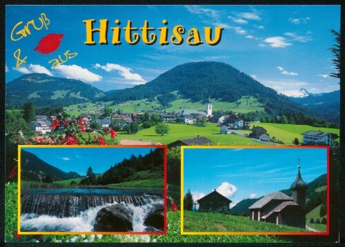 Gruß & Kuss aus Hittisau : [Hittisau im Bregenzerwald mit Wandergebiet Lecknertal Vorarlberg, Österreich ...]