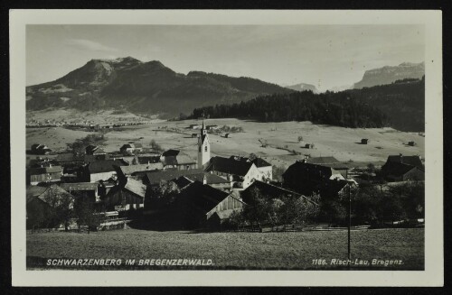 Schwarzenberg im Bregenzerwald