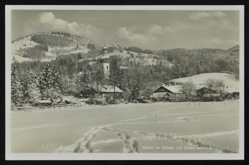 Elbach im Winter mit Schwarzenberg