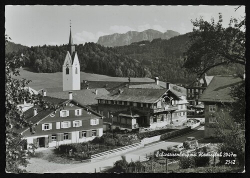 Schwarzenberg mit Kanisfluh 2047 m