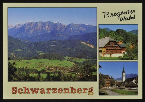 Bregenzer Wald Schwarzenberg : [Sommer - Freizeit - Erlebnis in Schwarzenberg im Bregenzerwald, Vorarlberg - Austria ...]
