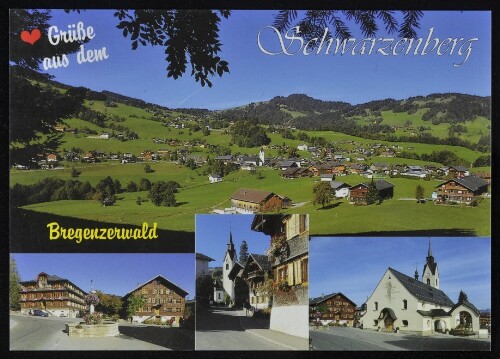Schwarzenberg Herzliche Grüße aus dem Bregenzerwald : [Schwarzenberg im Bregenzerwald Vorarlberg, Österreich ...]