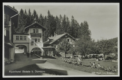 [Schwarzenberg] Alpenhotel Bödele b. Dornbirn