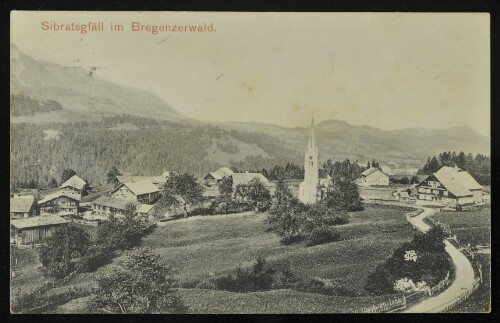 Sibratsgfäll im Bregenzerwald : [Korrespondenz-Karte ...]