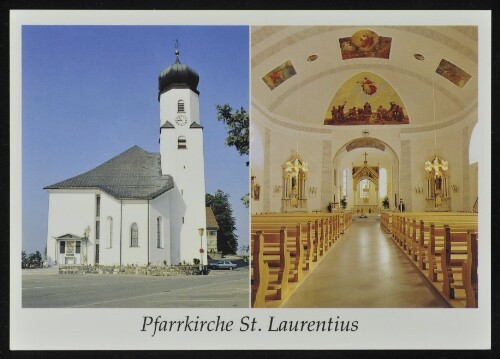 [Sulzberg] Pfarrkirche St. Laurentius : [Sulzberg Bregenzerwald - Vorarlberg Gesamtrenovierung der Pfarrkirche Sulzberg: 1989-1992 ...]