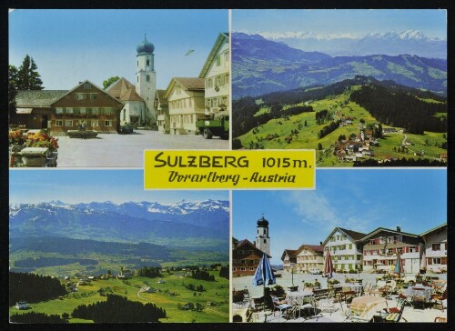 Sulzberg 1015 m. Vorarlberg - Austria