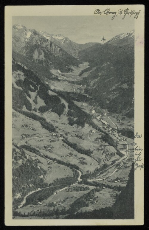 [Dalaas] : [Dalaas 934 m i. Klostertal mit Arlberg Schöner Sommerfrischort u. Wintersportplatz ...]