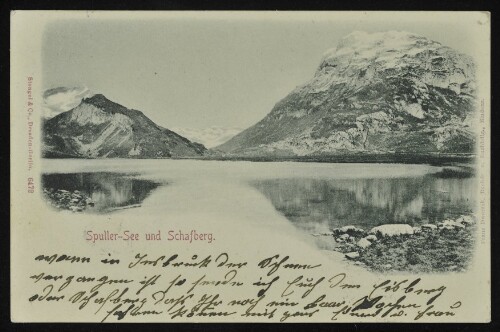 [Dalaas] Spuller-See und Schafberg : [Postkarte ...]