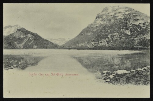 [Dalaas] Spuller-See und Schafberg (Arlbergbahn) : [Postkarte ...]