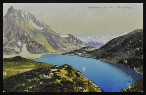 [Dalaas] Spullersee (1802 m) Vorarlberg