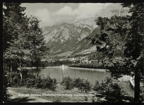 [Innerbraz] Braz mit Stausee, Klostertal/Vorarlberg