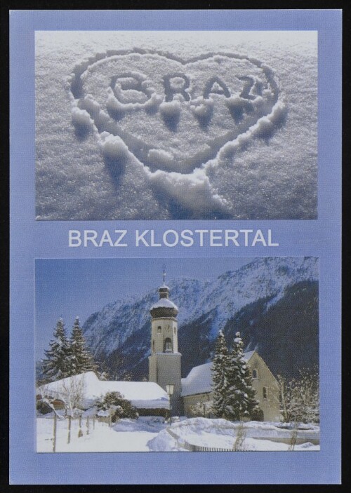 [Innerbraz] Braz Klostertal : [Postkarte ...]