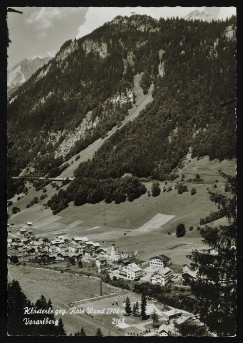 Klösterle geg. Rote Wand 2706 m Vorarlberg