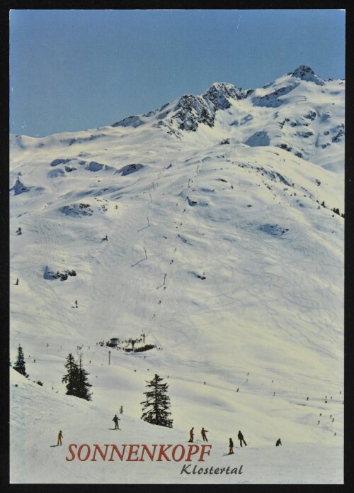[Klösterle] Sonnenkopf Klostertal : [Skigebiet Sonnenkopf im Klostertal, Obermurilift, 2385 m, gegen Glatingrat, 2589 m Vorarlberg, Österreich ...]