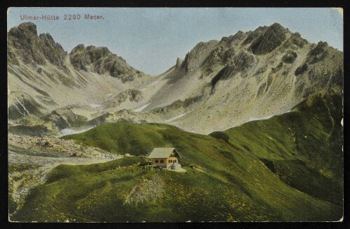 [Klösterle] Ulmer-Hütte 2280 Meter
