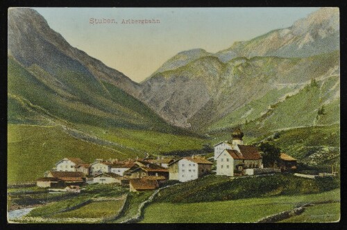 [Klösterle] Stuben, Arlbergbahn : [Postkarte ...]