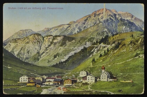 [Klösterle] Stuben (1409 m) am Arlberg mit Flexenstrasse