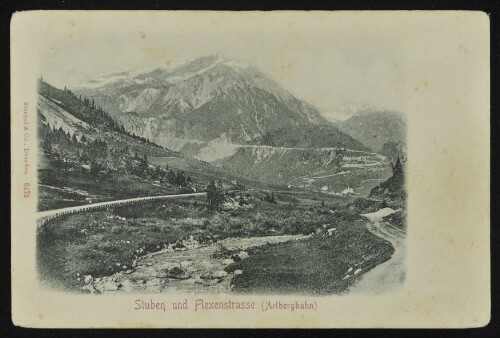 [Klösterle] Stuben und Flexenstrasse (Arlbergbahn) : [Postkarte ...]