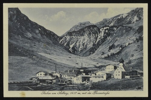 [Klösterle] Stuben am Arlberg, 1410 m, mit der Flexenstraße