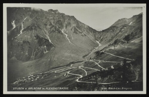 [Klösterle] Stuben a. Arlberg m. Flexenstrasse