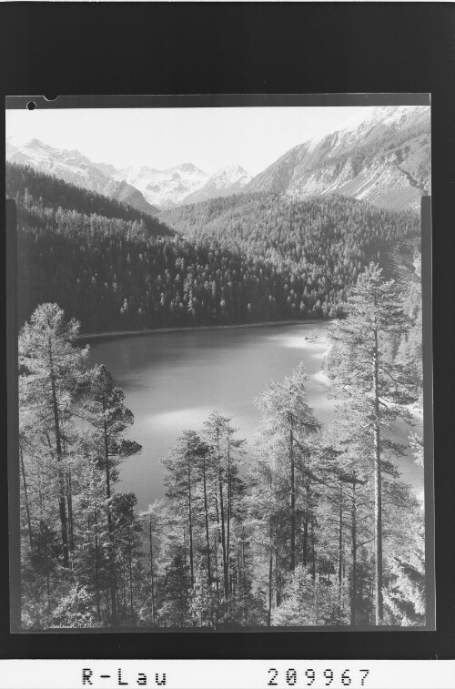 [Blindsee an der Fernpaßstrasse mit Blick in's Kälbertal Tirol]