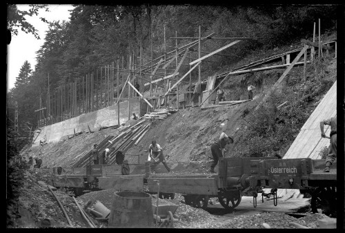 [Herstellung einer Steinschlag- und Felsabbruchverbauung oberhalb des Bahngleises zwischen Wald am Arlberg und Dalaas im km 118,4 [2]]