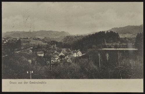 [Hohenweiler] Gruss aus der Gmündmühle : [Postkarte Carte postale ...]