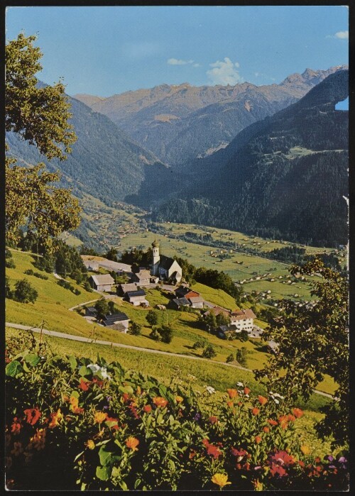 [Bartholomäberg] : [Bartholomäberg im Montafon, 1085 m gegen Silvrettaberge Vorarlberg - Austria ...]