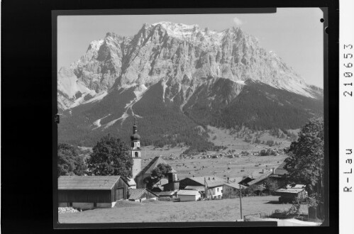 Lermoos gegen Zugspitze Tirol : [Lermoos in Tirol gegen Zugspitze und Wetterstein]