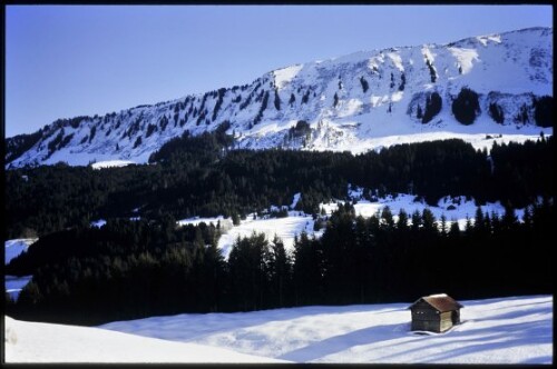 [Mittelberg, Ausblick von Winterweg Mittelalpe]