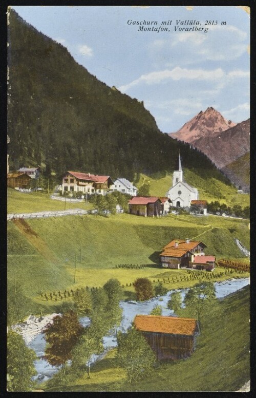 Gaschurn mit Vallüla, 2815 m Montafon, Vorarlberg