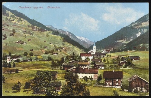 Gaschurn (951 m) : Montafon