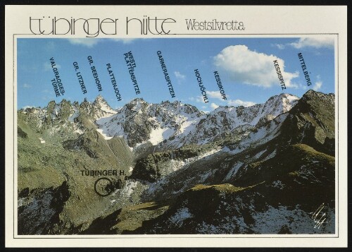 [Gaschurn] tübinger hütte : Westsilvretta ... : [Silvretta, Tübinger Hütte, 2191 m, im Garnertal, Montafon, gegen Valgraggeskamm und Kessigrat Vorarlberg, Österreich ...]